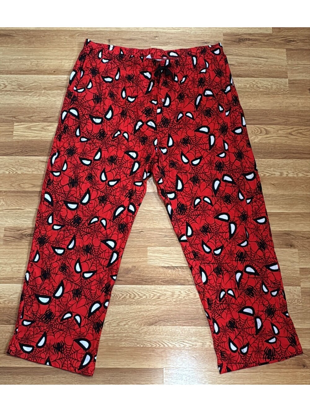 Marvel Work Size 2XL Red Spider‑Man Print Cotton Pajama Pants Size 2XL New